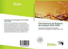 Championnat de Bulgarie de Football 2005-2006 kitap kapağı