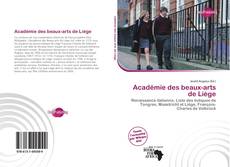 Académie des beaux-arts de Liège kitap kapağı