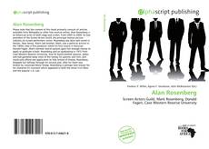 Alan Rosenberg kitap kapağı
