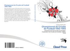 Bookcover of Championnat de Croatie de Football 1992-1993