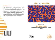 Buchcover von Karl Weierstrass