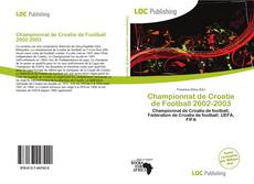 Bookcover of Championnat de Croatie de Football 2002-2003