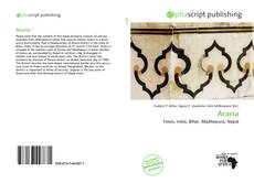 Araria kitap kapağı