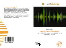 Capa do livro de Heinrich von Vietinghoff 