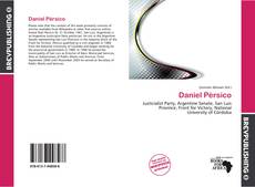 Buchcover von Daniel Pérsico