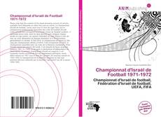 Championnat d'Israël de Football 1971-1972 kitap kapağı