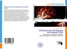 Bookcover of Championnat de Pologne de Football 1926