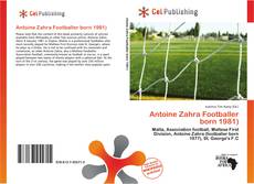 Capa do livro de Antoine Zahra Footballer born 1981) 