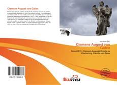 Capa do livro de Clemens August von Galen 