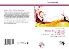 Copertina di Hebei–Rehe–Chahar Campaign