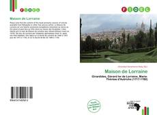 Bookcover of Maison de Lorraine