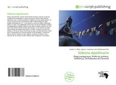 Sidoine Apollinaire kitap kapağı
