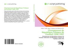 Championnat de République Tchèque de Football 1996-1997 kitap kapağı