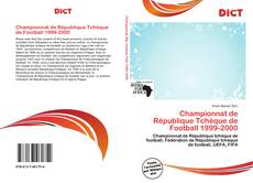 Bookcover of Championnat de République Tchèque de Football 1999-2000