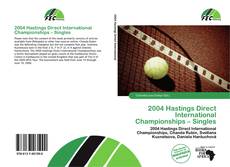 Buchcover von 2004 Hastings Direct International Championships – Singles