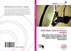 Capa do livro de 2004 Open Gaz de France – Singles 