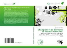 Bookcover of Championnat de Slovaquie de Football 1999-2000