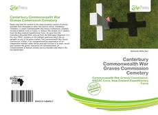 Bookcover of Canterbury Commonwealth War Graves Commission Cemetery