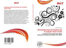 Bookcover of Championnat de Suède de Football 1933-1934