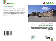 Bookcover of Maison de Goyon