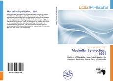 Bookcover of Mackellar By-election, 1994