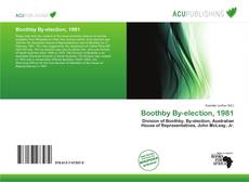 Bookcover of Boothby By-election, 1981