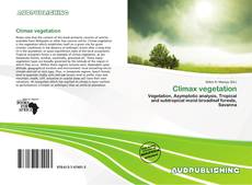 Buchcover von Climax vegetation