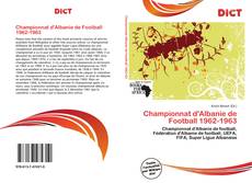Bookcover of Championnat d'Albanie de Football 1962-1963
