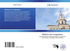 Capa do livro de Mathieu de Longuejoue 