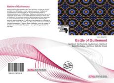 Capa do livro de Battle of Guillemont 