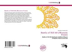 Copertina di Battle of Hill 60 (Western Front)