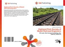 Обложка Highland Park Society of Model Railroad Engineers