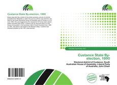 Copertina di Custance State By-election, 1990