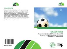 Iulian Chiriţă kitap kapağı