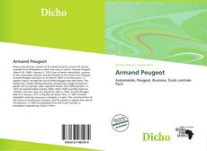 Armand Peugeot kitap kapağı