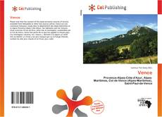 Buchcover von Vence