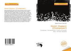 Bookcover of Henri Duparc (Composer)