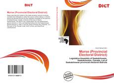 Bookcover of Morse (Provincial Electoral District)