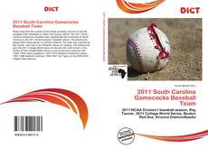 Copertina di 2011 South Carolina Gamecocks Baseball Team