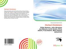 Portada del libro de Herbert Goldstein