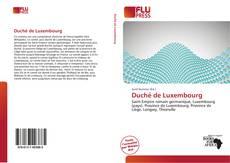 Capa do livro de Duché de Luxembourg 