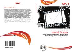 Обложка Hannah Gordon