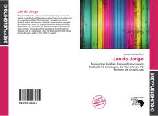 Buchcover von Jan de Jonge