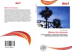 Copertina di Maison de Joyeuse