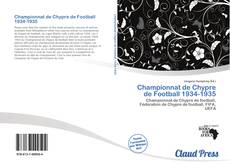 Bookcover of Championnat de Chypre de Football 1934-1935