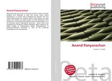 Couverture de Anand Panyarachun
