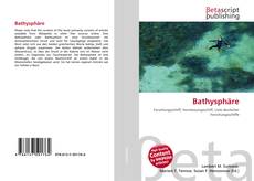 Capa do livro de Bathysphäre 