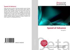 Capa do livro de Speed of Advance 