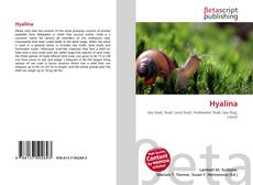 Capa do livro de Hyalina 