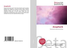 Capa do livro de Anaphorik 